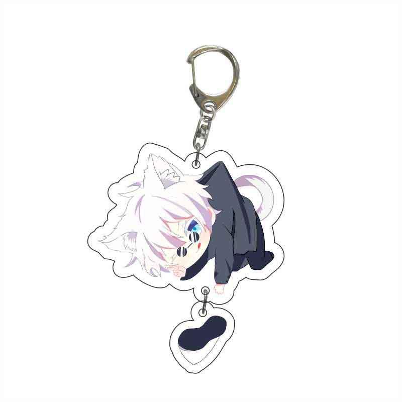 Jujutsu Kaisen Anime Keychain Satoru Gojo Yuji Itadori Megumi Fushiguro Nobara Kugisaki Backpack High Quality Gift Pendant Cosplay