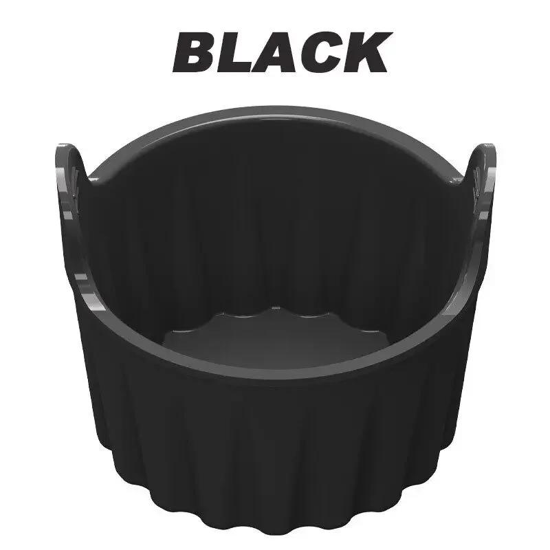 1Pc Silicone Air Fryer Egg Moulds Reusable Air Fryer Egg Non Stick Baking Pan Egg Cake Pans for Baking Bun Pan Accessories