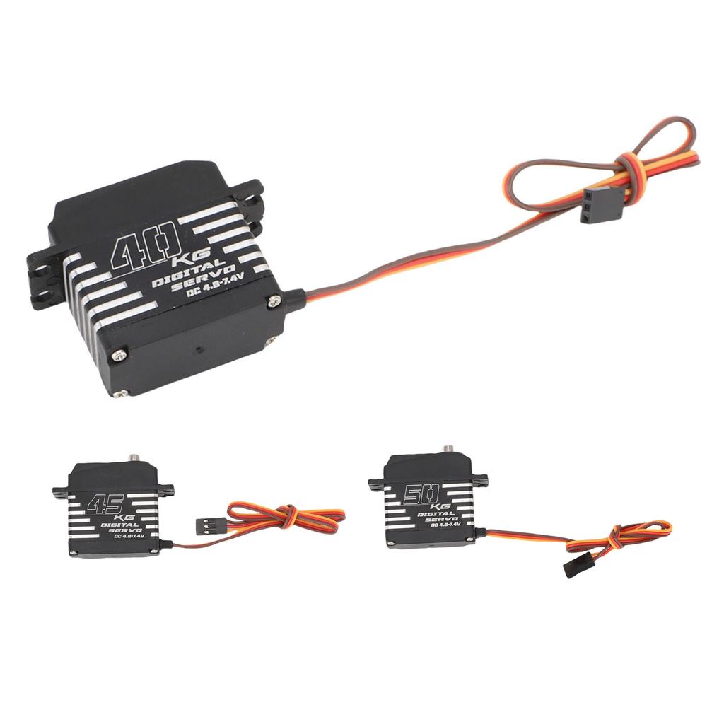 Digital Servo High Torsion DC4.8-7.4V 180 Degree Rotatable for RC Car Truck Crawler Boat Robot Alumi