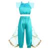 Princess Jasmine Two-Piece Costume Set with Magic Lamp for Girls