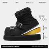 Invisible Inner Height Increase Battle Damage Martin Boots Autumn and Winter Piled Thickened Retro Old High-top Thick-soled Snow Boots