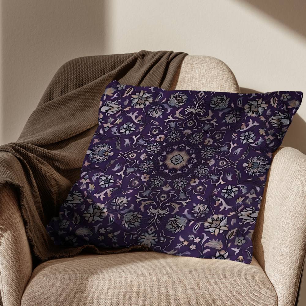 Persian Rug Iranian Carpet Pillow Case Square DoubleSided Printing Short Plush Sofa Cushion Cover Bedroom Bedside Pillow