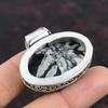 Chrysanthemum Pendant Real Gemstone Pendant Handmade Pendant 925 Sterling Silver Pendant Chrysanthemum Jewelry Vintage Pendant Gift For Wife