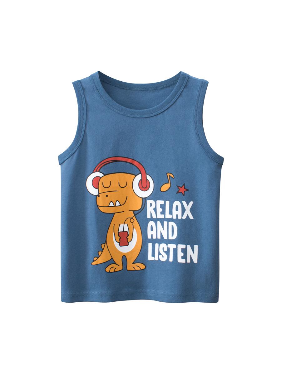 

27kids корейский жилет с изображением динозавра для мальчиков 120 cm