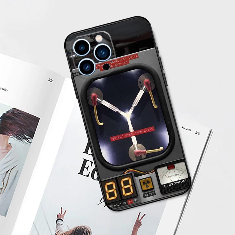 Back To the Future Flux Capacitor Case For iPhone 17 Pro Max 17 Air 11 14 15 16 Pro Max 12 13 Mini 16 Plus 16e Phone Cover