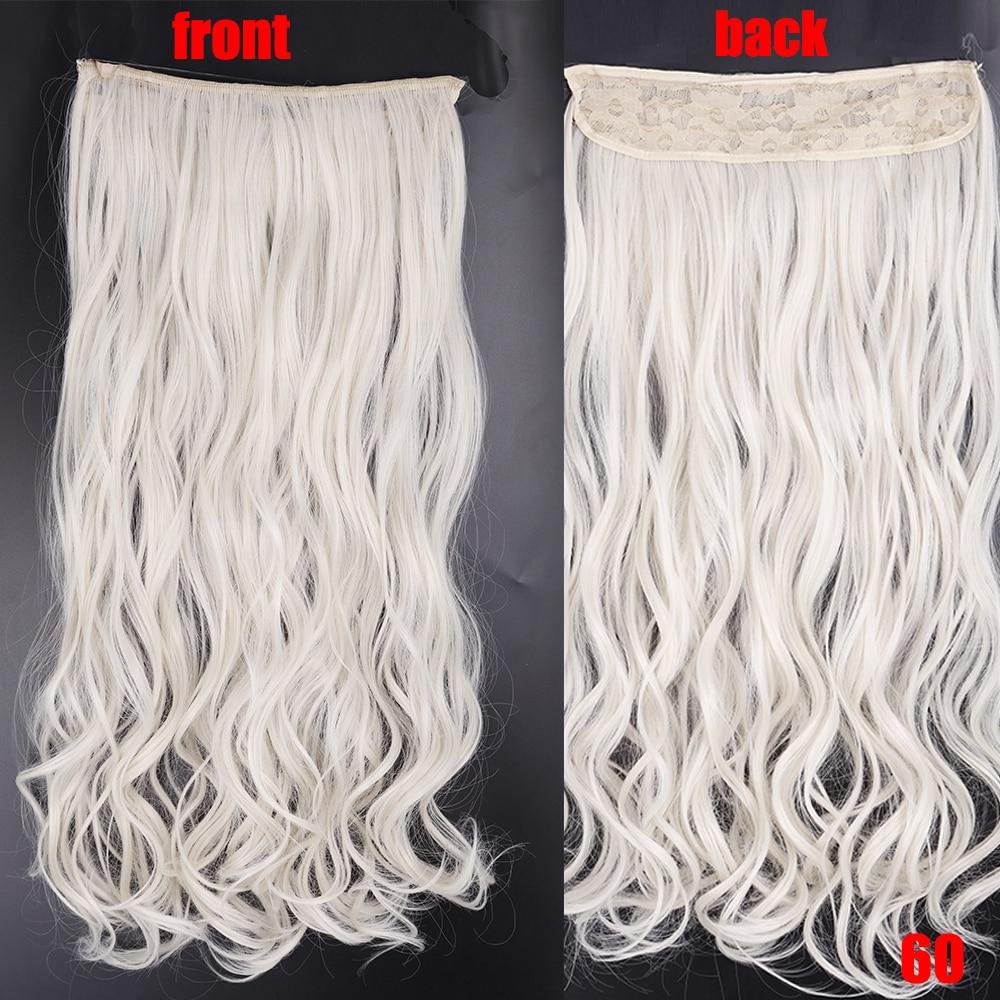 XINRAN 22-дюймова модна жіноча перука з невидимою волосінню для нарощування волосся, стійка до високих температур, синтетична хвиля без застібок