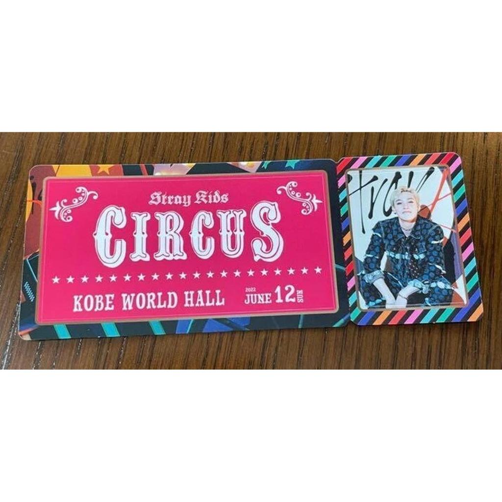 Stray Kids CIRCUS Official picture ticket Sticker Japan Kobe venue June 11,12