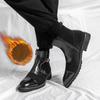 Men’s Winter Warm Chelsea Boots Motorcycle Boots Retro Street Style Dress Tuxedo Wedding Men Monks Ankle Boots Plus Size