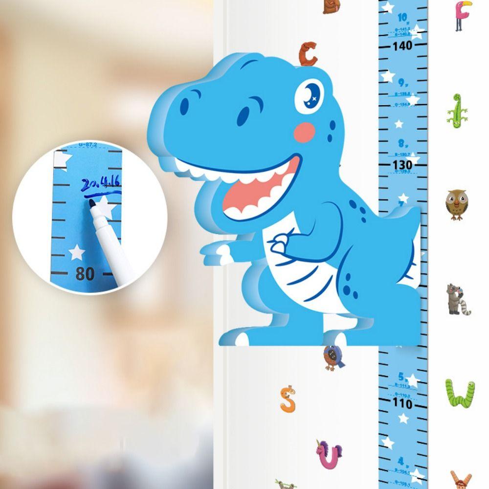 Removable Elephant Height Ruler Cute Wall Sticker Growth Chart  Bedroom