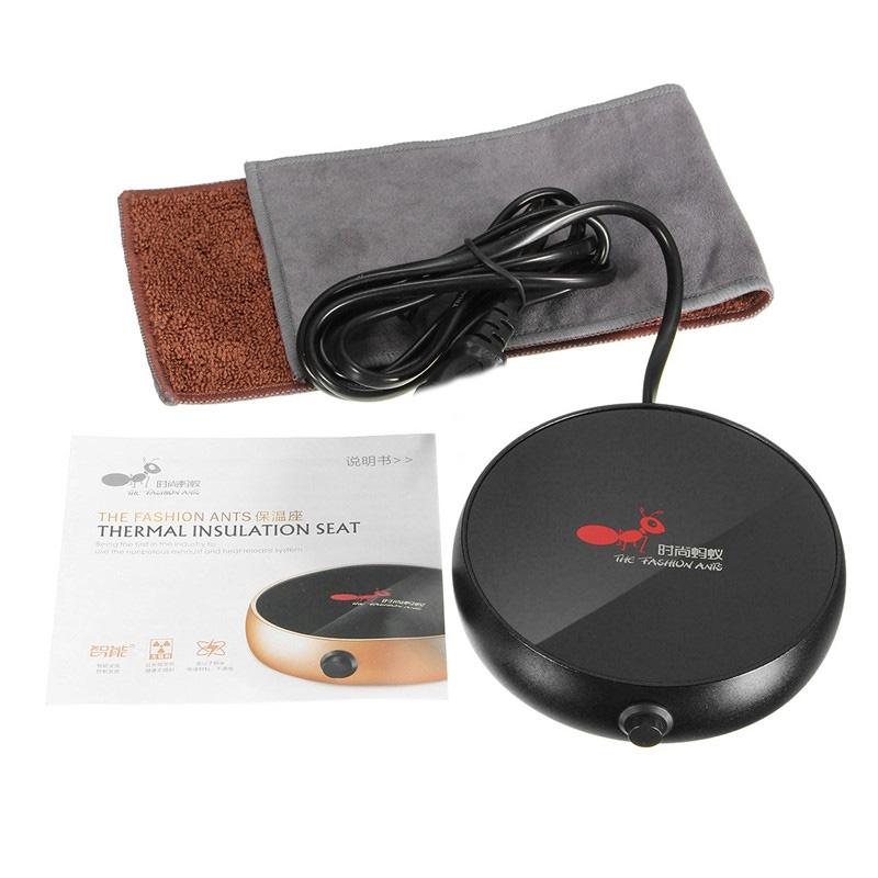 5 Colors Electric Heating Coasters Water Heater Portable Desktop Coffee Milk Tea Warmer Heater Cup Mug Warming Trays 220V-250V