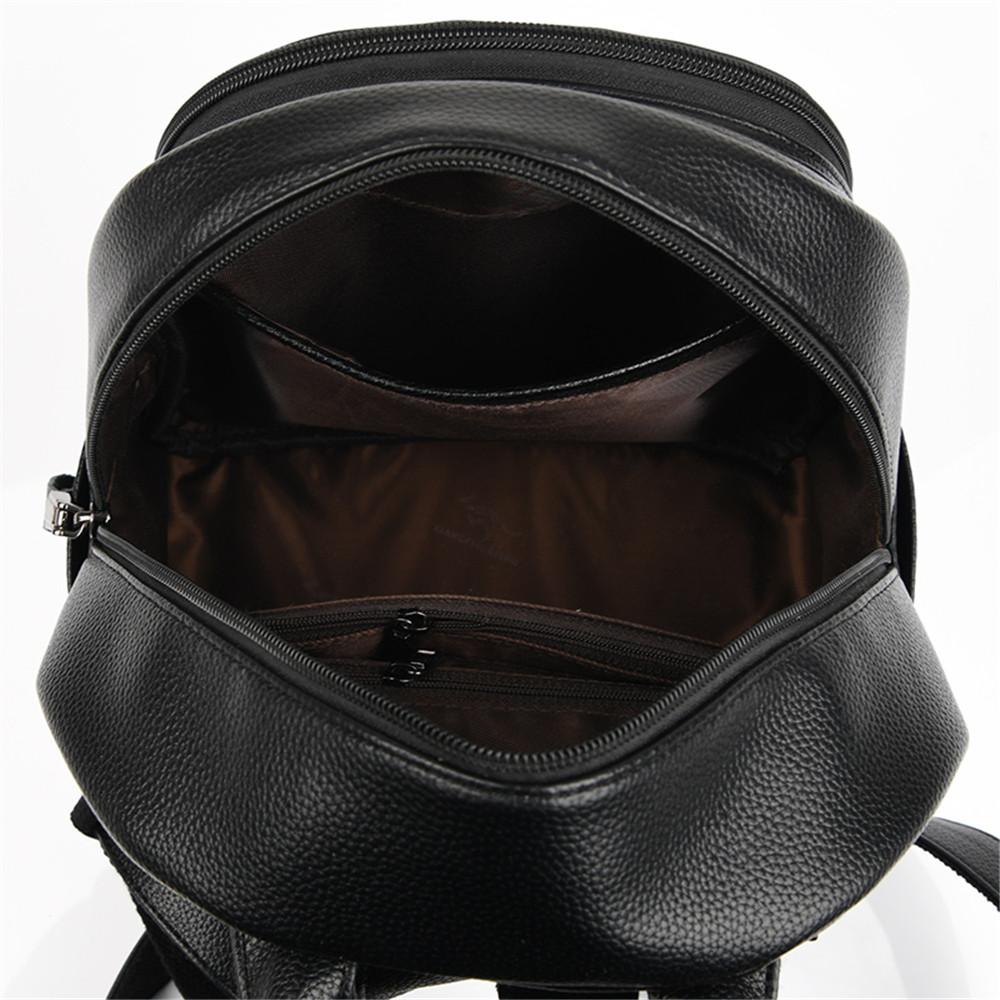 Zaino femminile di design Zaini in pelle vintage di qualità per donna Borsa da scuola di grande capacità Borsa da viaggio Borsa da donna Sac A Dos