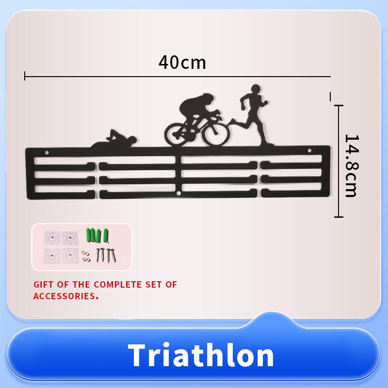 Factory Direct Custom Large Wall Hanger Metal Medal Display Rack for Bulk Medals & Awards Storage