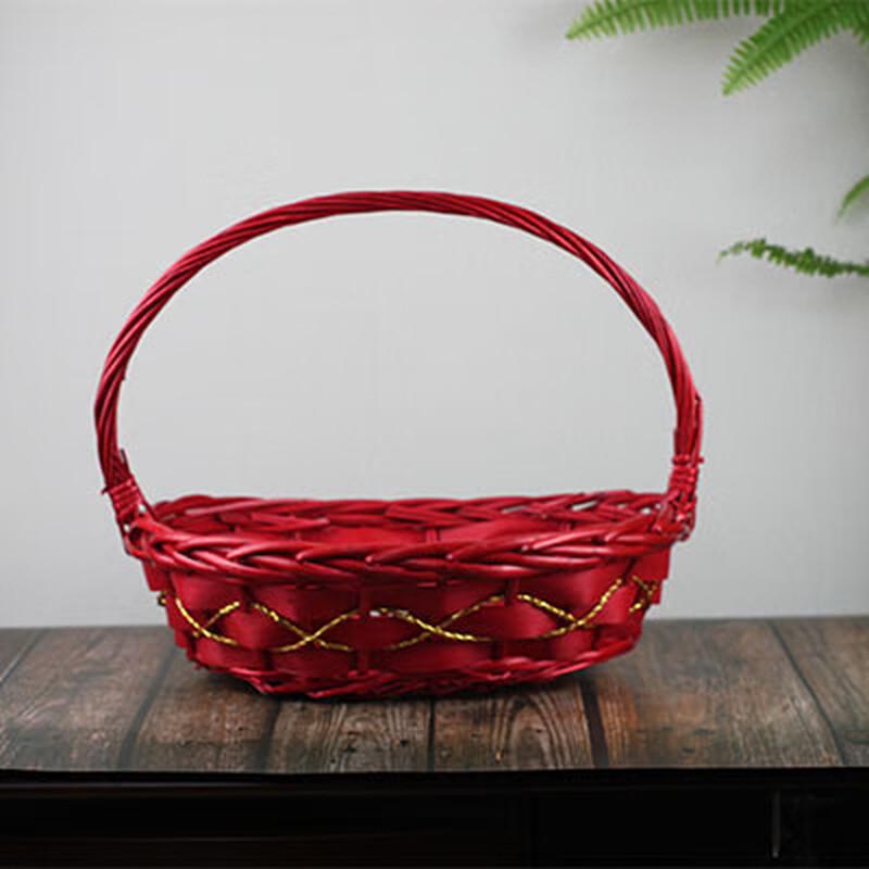 Плетеная ротанговая корзина для фруктов