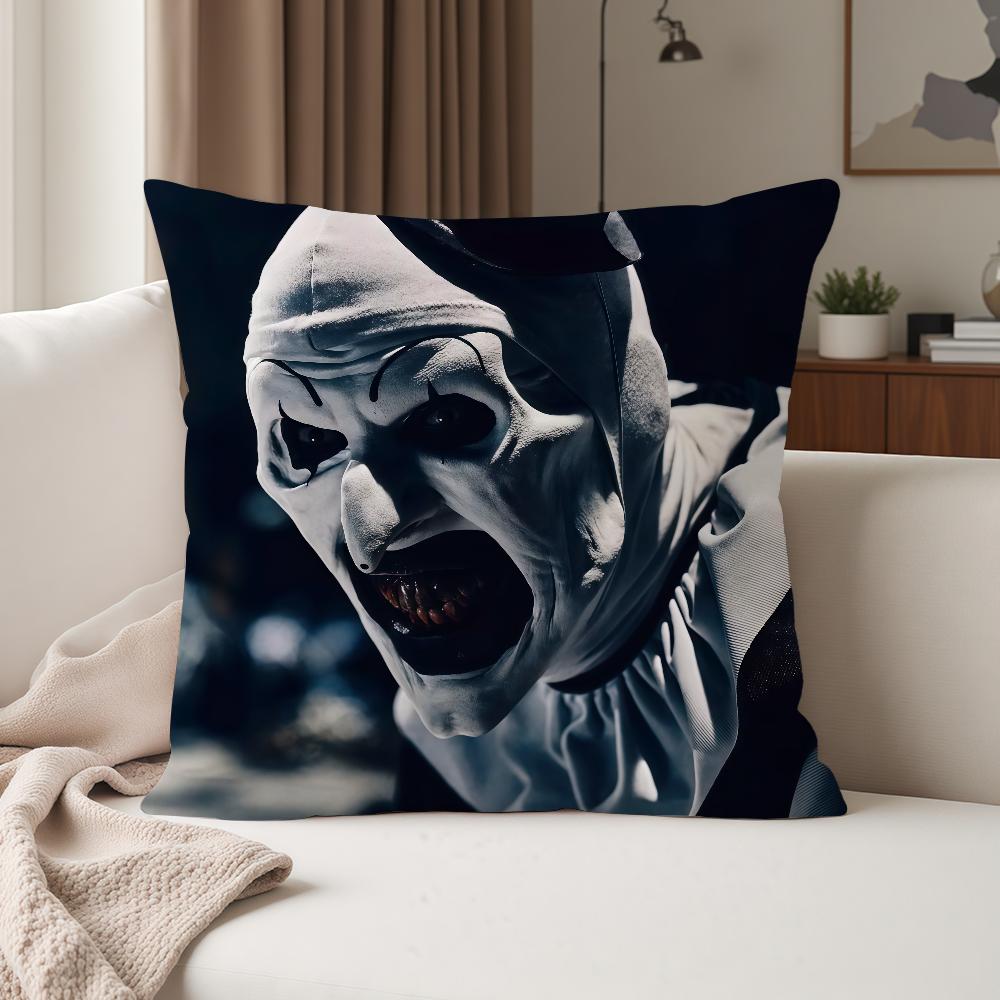 Film Funny TTerrifier 4 Horror Pillow Case Suitable For Bedrooms Living Rooms Cars Home Decoration
