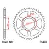 For CF Moto 650MT 650 MT CF650-3F -2024 520 Chain model 48T Motorcycle Rear Sprocket