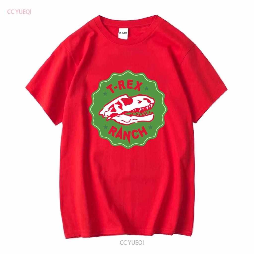 Parkwachter Kinder T-shirt Rex Ranch Dinosaurus Verjaardag Pasen Top vintage Gewassen streetwear grafisch Veelzijdig Rekbaar