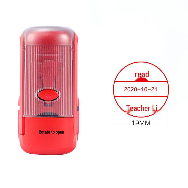 Jingwei Yinshe Customizable Self-Inking Date Stamp