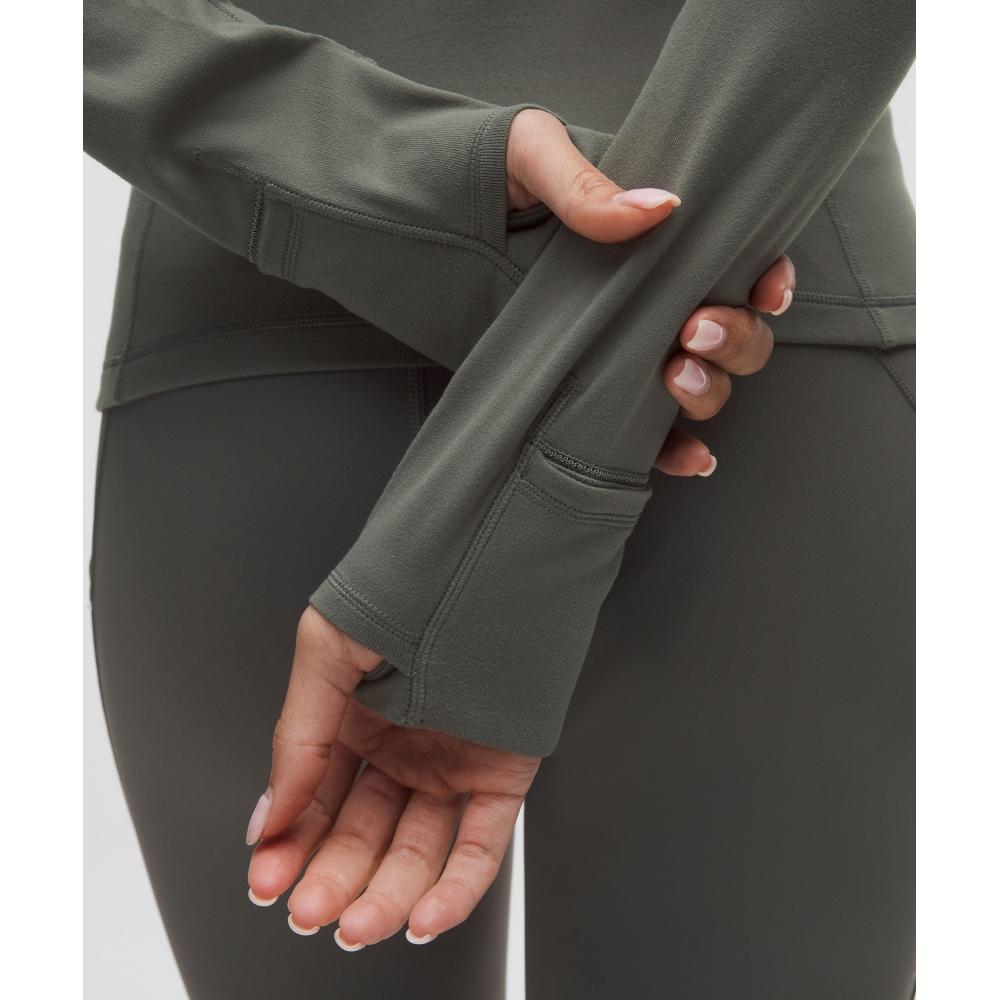 Lululemon Es S Rulu Langarmhemd Aktualisiertes Palmen-Dekor