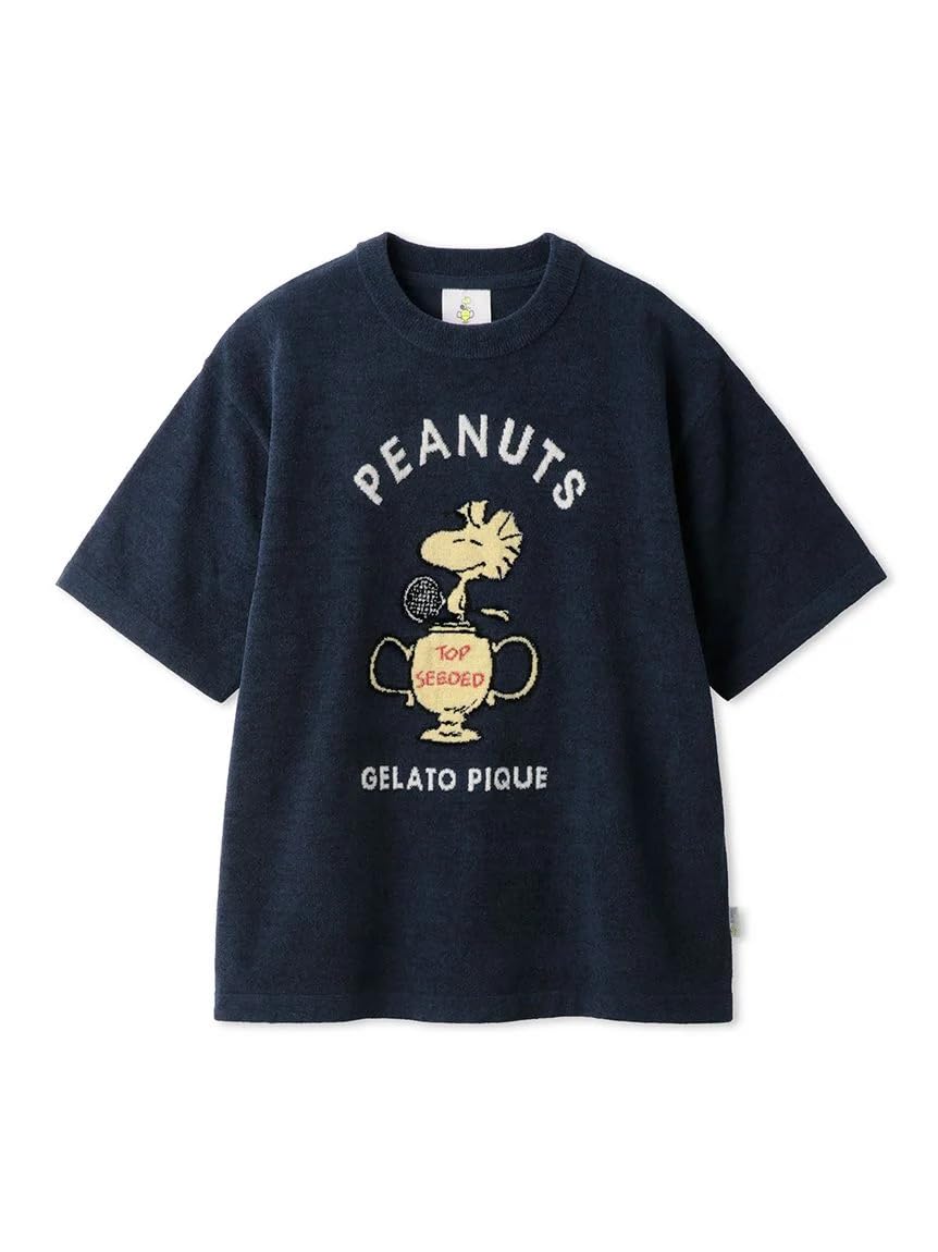 

Теннисный пуловер PEANUTS HOMME PMNT242951 NVY [Gelato Pique] Мужской тёмно-синий