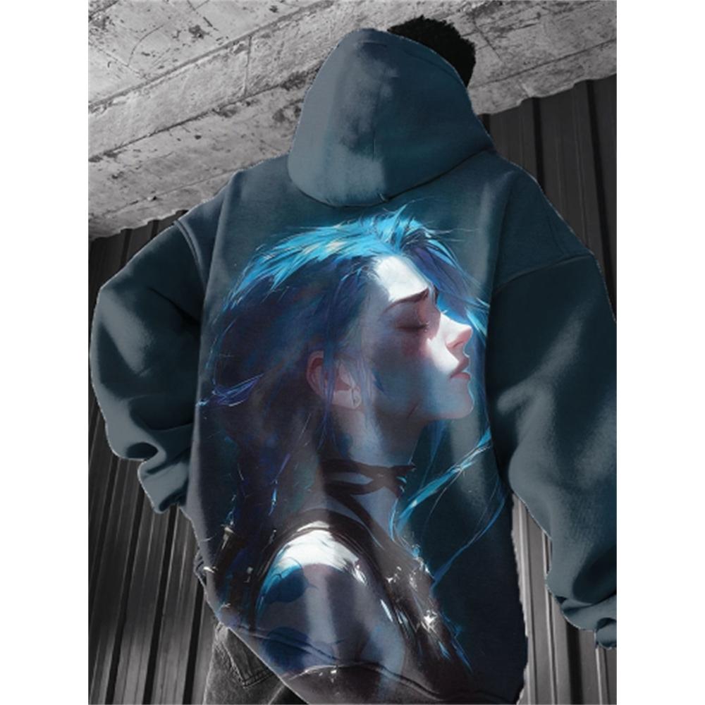 Popular Anime Arcane League Jinx Hoodies 3D Printing Men/Women Cartoon Tracksuit Sweatshirt Long Sleeve Pullover Man Hoodied