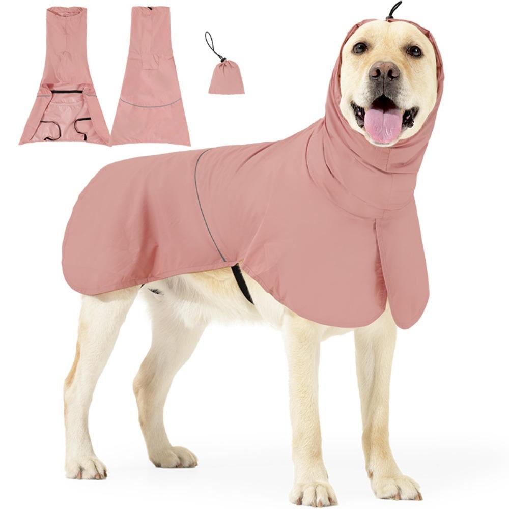 Adjustable Dog Rain Jacket Waterproof Pet Dog Raincoat Dog Sun Protection Clothing  For Dogs Puppy