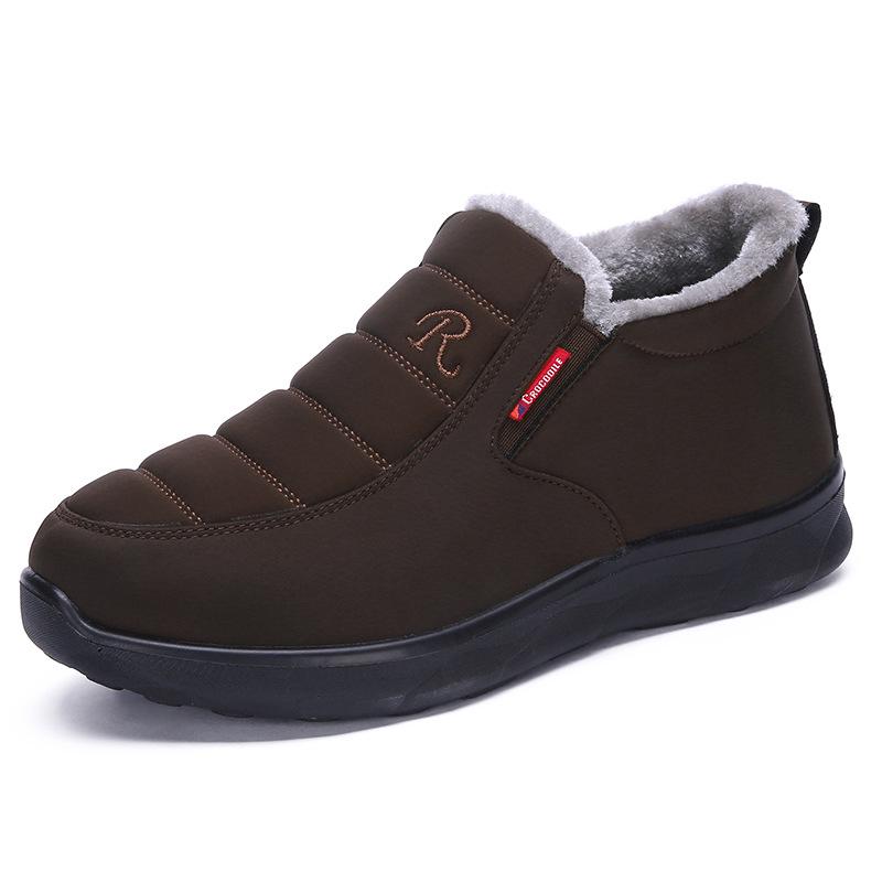 

Модная мужская обувь Новое поступление Рабочая обувь Удобные мужские ботинки Водонепроницаемые повседневные ботинки Высокое качество Botas Mujer 46 кофейный