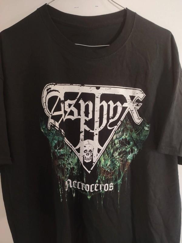 

Vtg Asphyx Band Necroceros T-shirt S to 5XL NE233 Unisex T-Shirt XXL