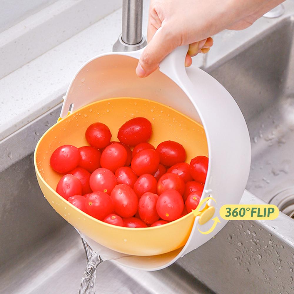 Multifunctional Vegetable Cutter With Drain Basket Manual Veggie Grater For Home