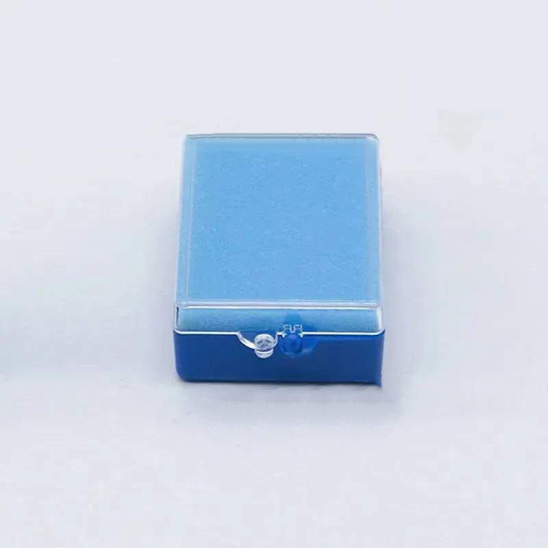 Nigf 50Pcs Denture Storage Box With Sponge Plastic Tooth Container For Dental Implant Teeth Cleaning Tools Dentistry Materials