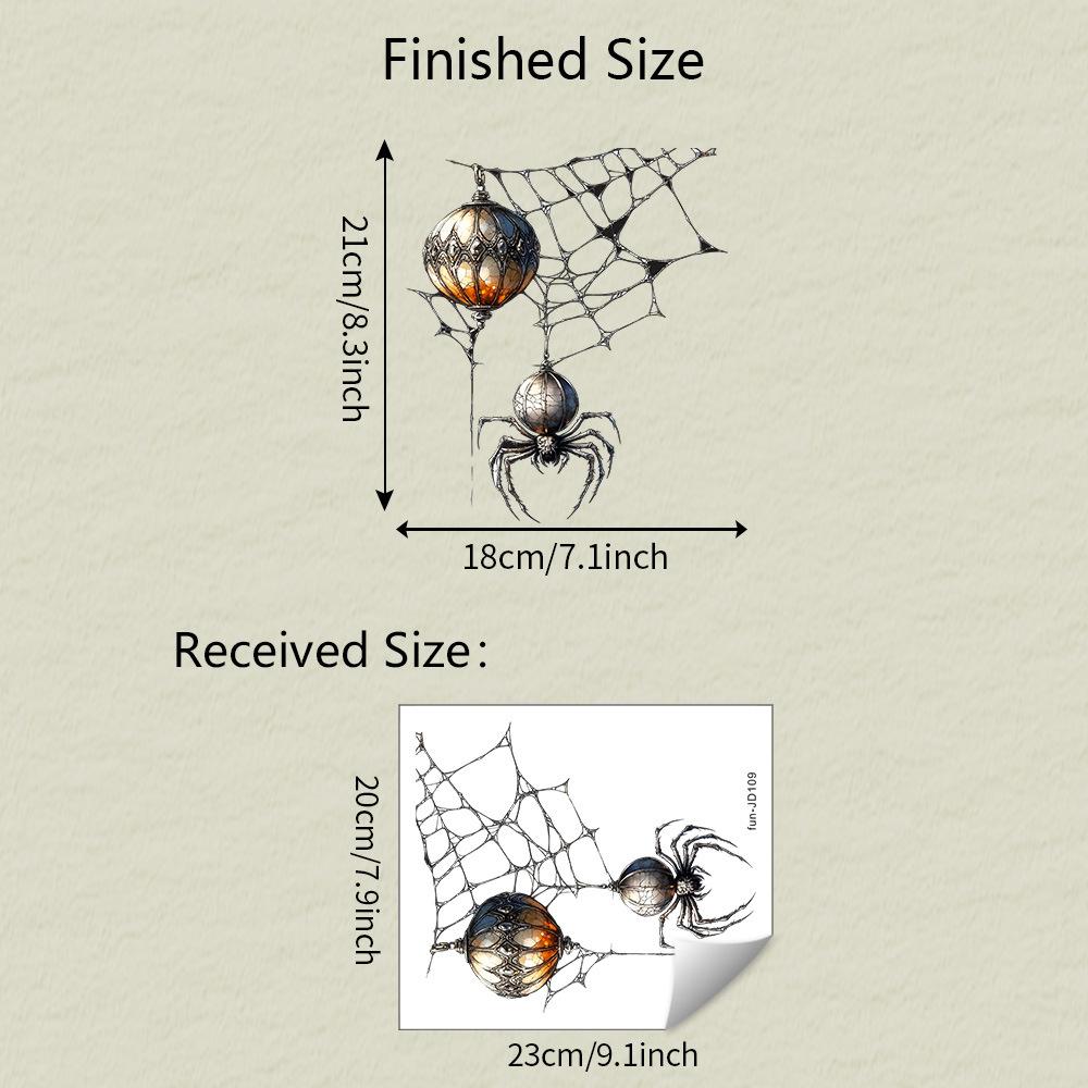 

Смешный Хэллоуин Паук Стеклянное Окно Украшение Дома Статические Наклейки на Окна