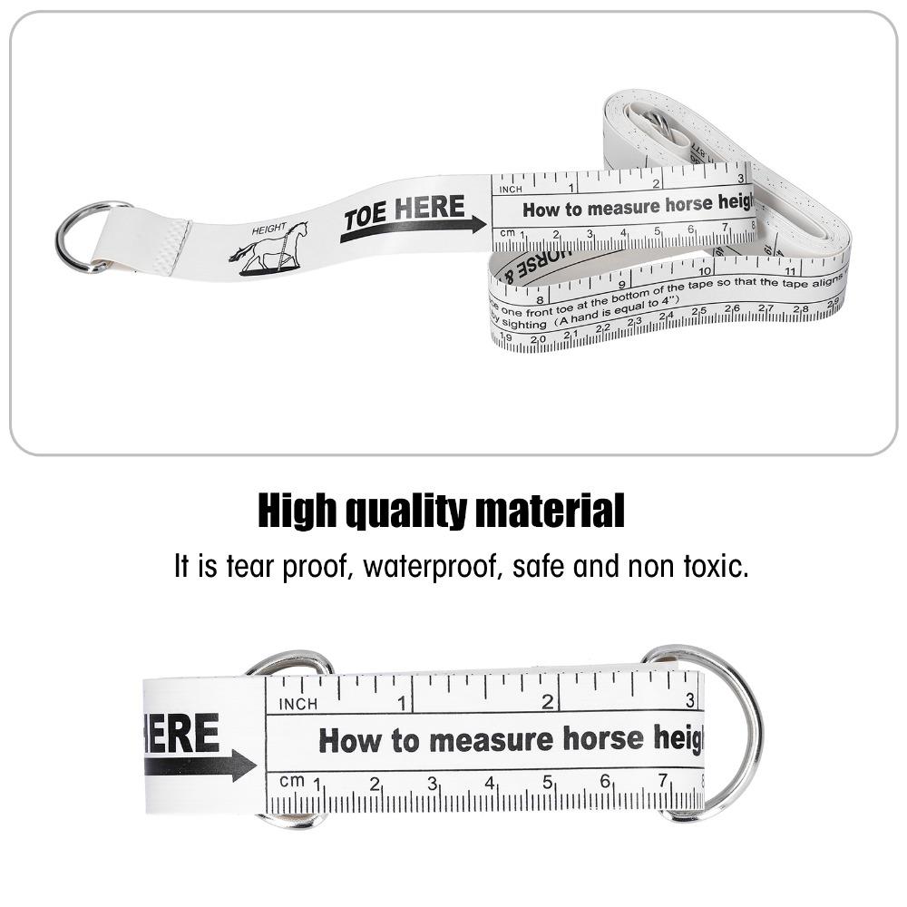 2Pcs Double Sided Scale Horse Weight Tape PVC Animal Husbandry Tool Farm Measuring Tool Farm Use