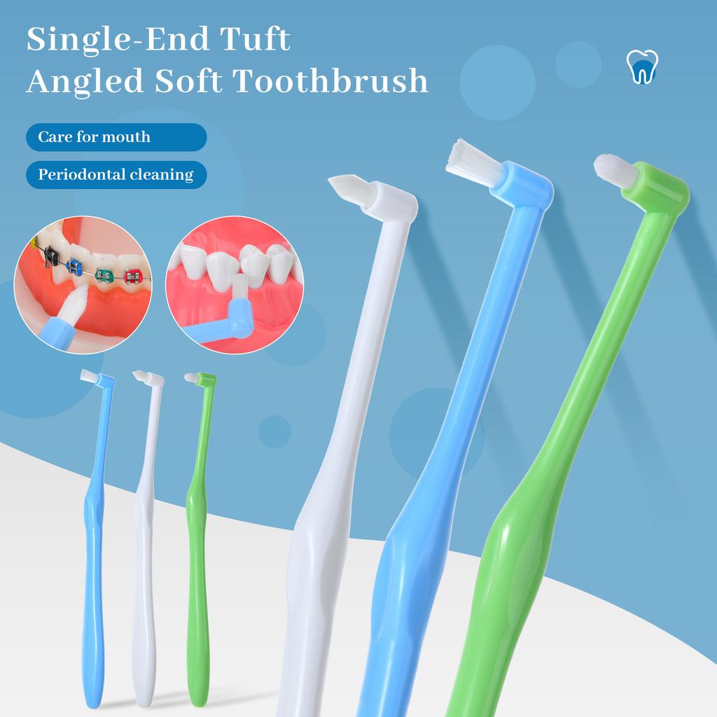 Premium Soft-Bristled Pointed-Tip Interdental Brush for Braces