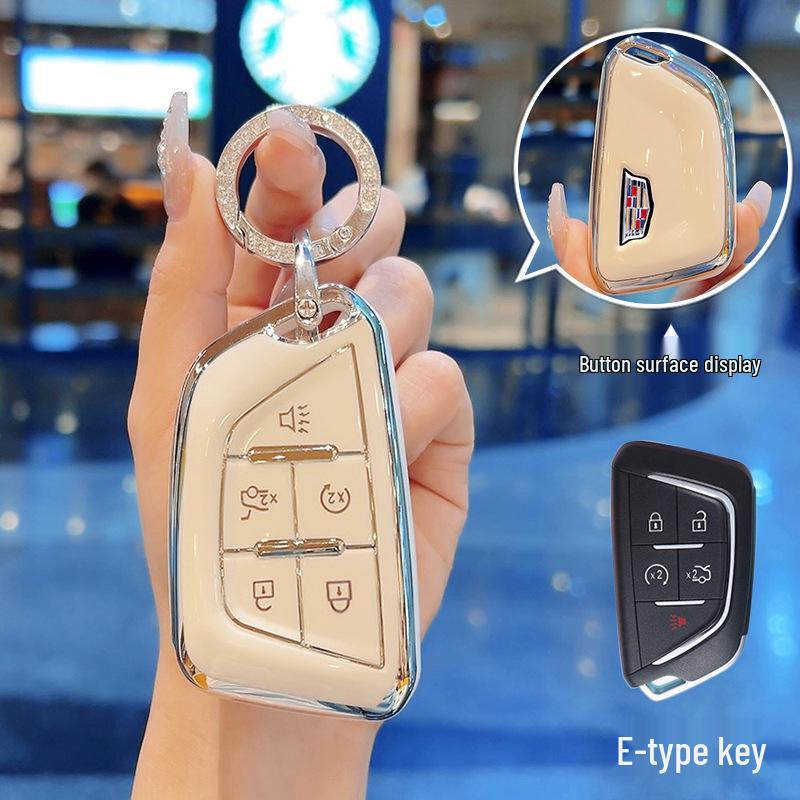 Cadillac Schlüsseletui für XT4, XT5, CT5, CT6, CT4, ATSL und GT4 - Speziell für Frauen entwickelt