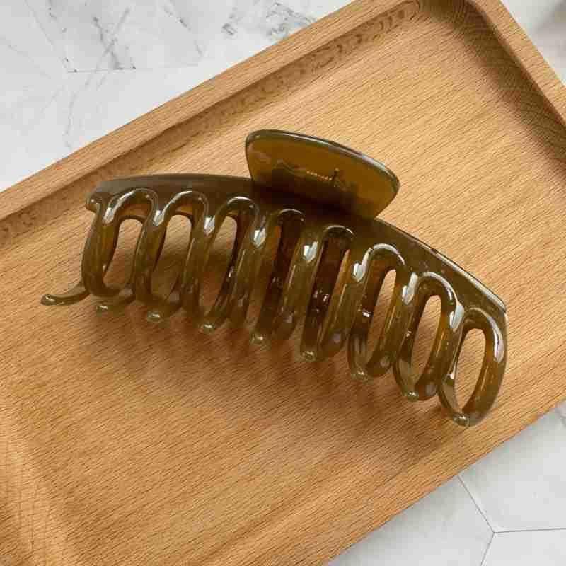 

1 шт. Новая заколка-зажим для волос Кость дракона желейного цвета, элегантная заколка-пучок, зажим-акула, головной убор, аксессуары для волос