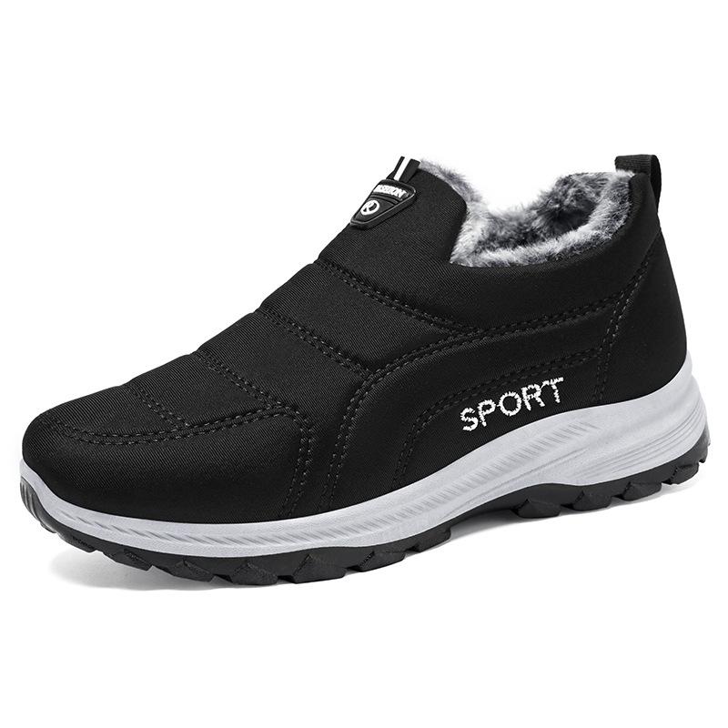 Shoes Women's Cotton Shoes New Velvet Thickened Women's Short Boots One-pedal Versatile Women's Shoes Snow Boots Cold-proof and Warm Cotton Boots
