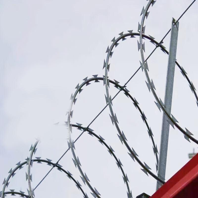 Galvanized Razor Wire Security Fencing