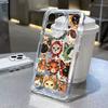 Cat Pattern Transparent TPU Shockproof Bumper Phone Case For iPhone 16E 16 15 14 13 12 11 Pro Max XS X 7 8 PLUS SE  Cover