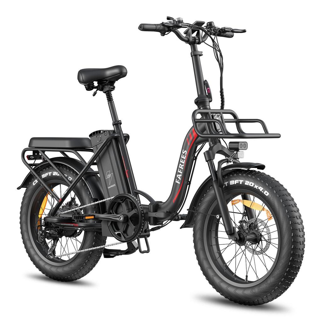 FAFREES F20 Max Folding Ebike with 48V 30Ah LG Battery, LCD Display