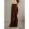 Women's Fleece-Lined Corduroy Straight-Leg Pants