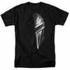 Unisex Shirt Cotton Oversize Large Size Battlestar Galactica Cylon Head T Shirt Licensed Sci-Fi TV Show Tee New Black