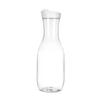 50 Oz Large Plastic Water Bottle with Flip Cap, Square Base Juice Container, Clear Plastic Water Bottle, Beverage Milk Bottle