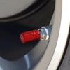 Hexagonal Dustproof, Waterproof, Leak-Proof Colored Car Valve Cap - Aluminum Alloy, Personalized Decoration.