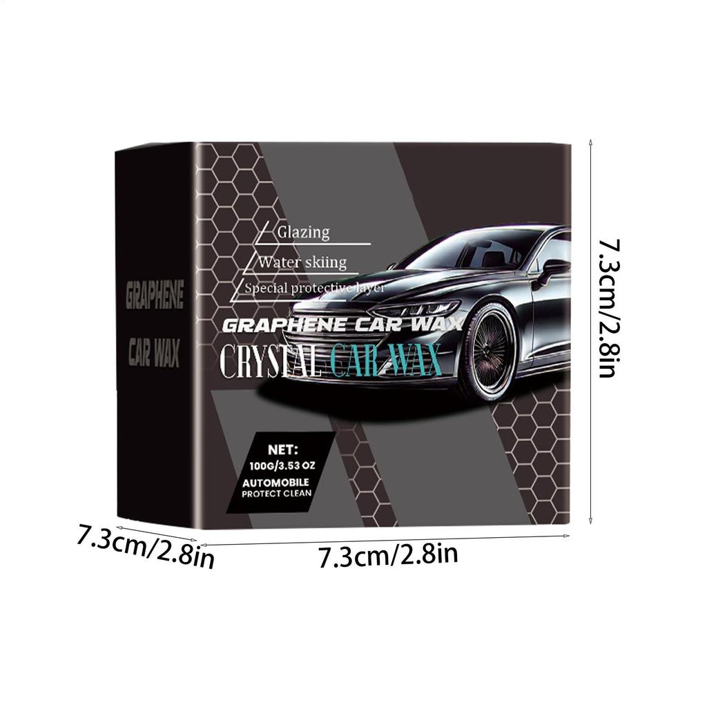 Car Scratch Repair 100g Gentle Portable Long Lasting Coating Wax Car Scratch Removal Wax For Scuffs Bird Droppings Tree Sap