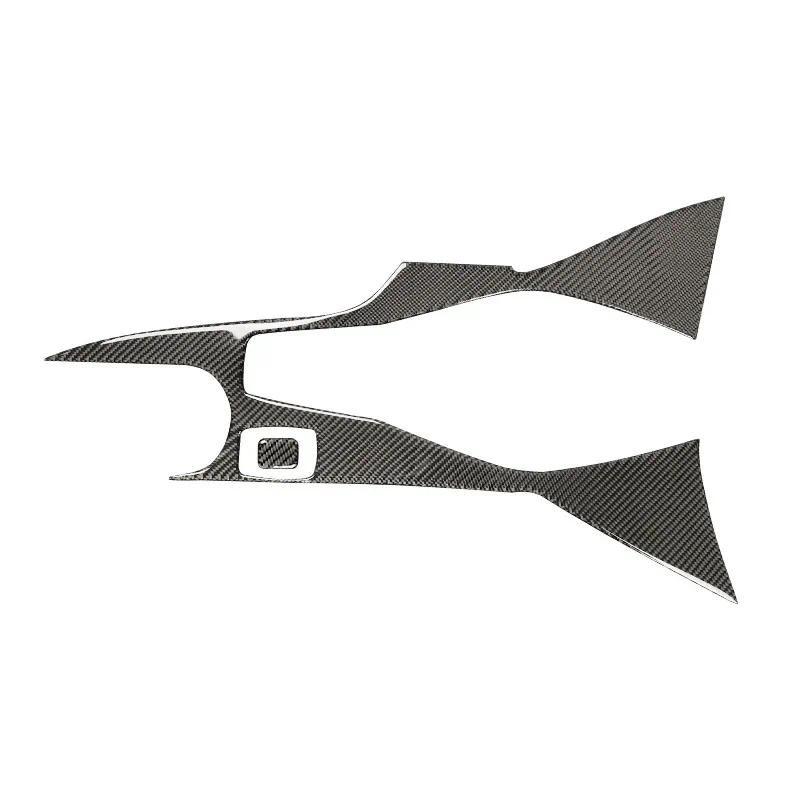 LDH Car Interior Carbon Fiber Gear Shift Panel Frame Trim Stickers For Chevrolet Camaro 2017-2019