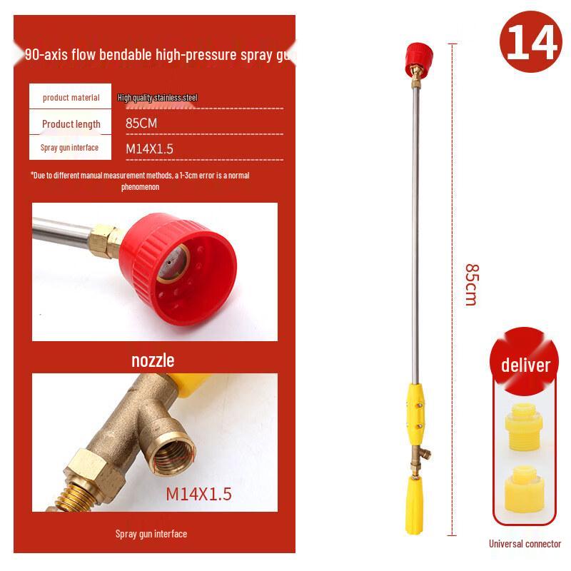 Bendable High-Pressure Spray Gun