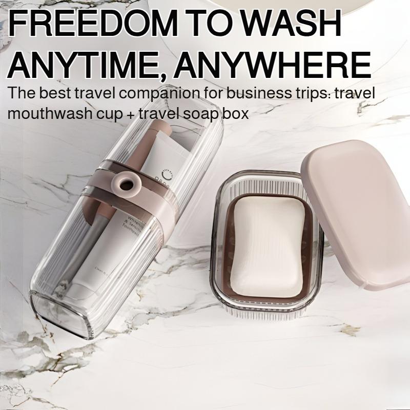 1pcs Household Travel Products Transparent Travel Toothbrush Case Wash Cup Toothware Organizer