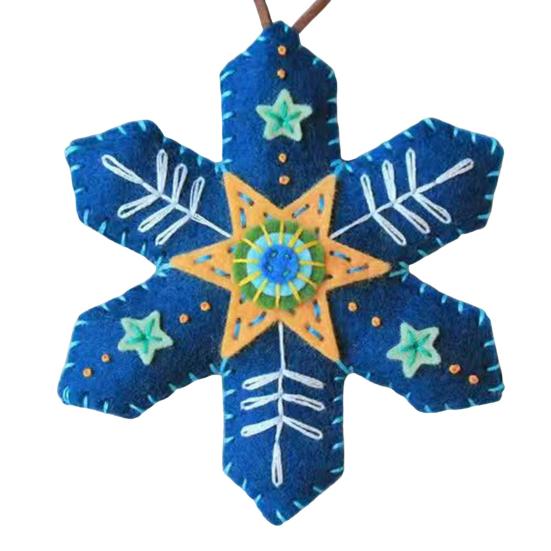 

Рождественское украшение DIY Набор для поделок из фетра Художественное украшение ручной работы с цветами, звездами, листьями Универсальный домашний декор tool kit