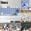 Easily To Use Tiles Stickers 10*10cm 10pcs 3D Design