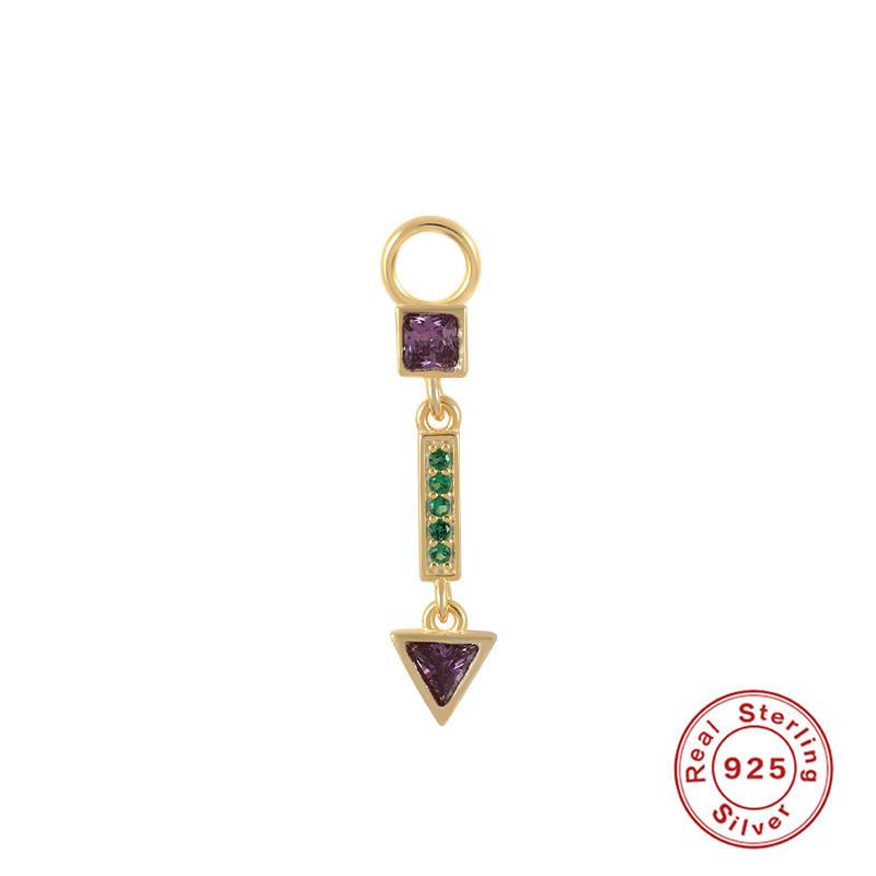 S925 Sterling Silver Earrings Charm Beads Pendant Earrings Earrings Accessories Work Wear Earrings Pendant Women