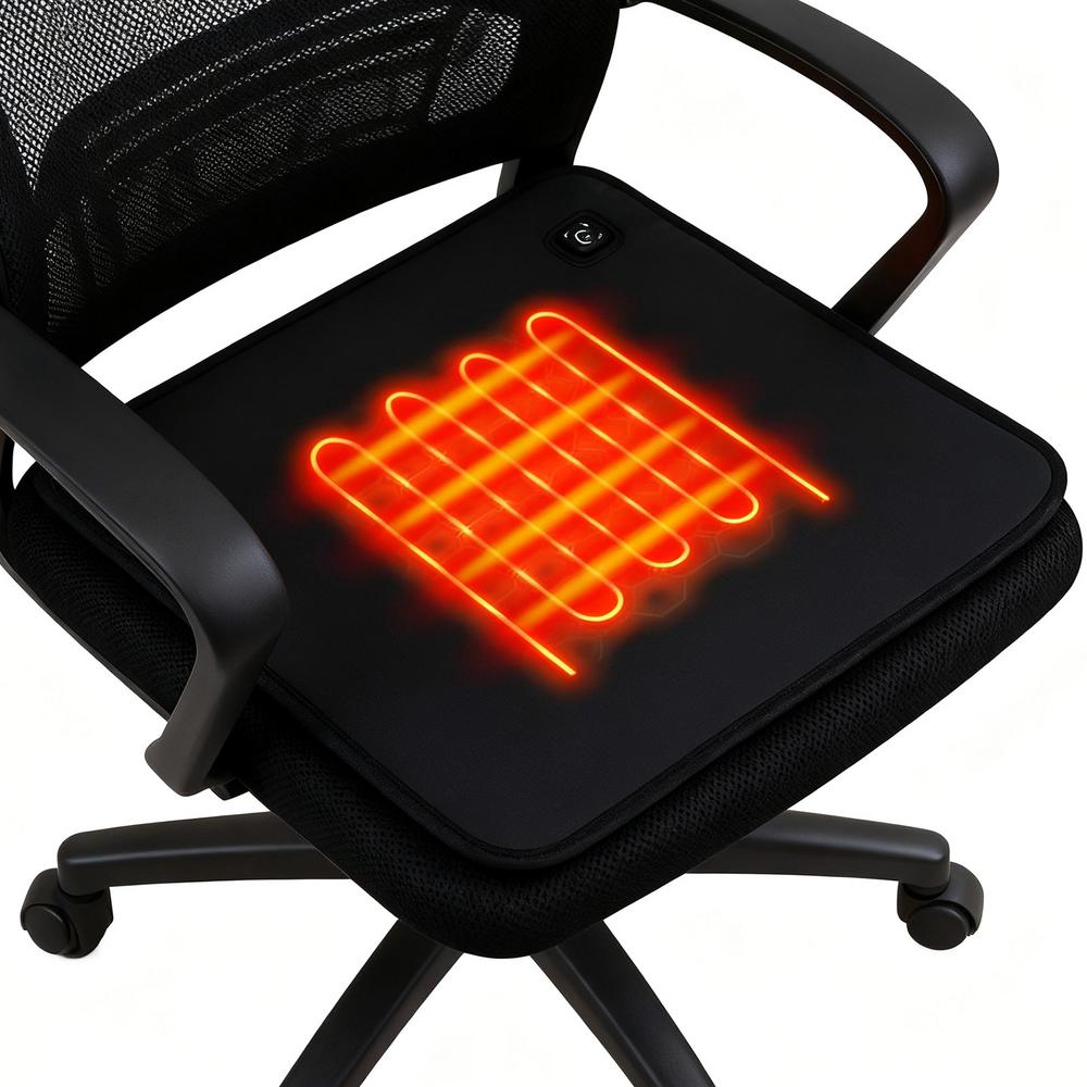 

Heated Seat Cushion 3-Level Soft Anti-Slip USB Charging Portable Heating Pad Stadium Seats Warm Pads For Car Office Camping